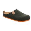Pantoffel ROHDE "NAPOLI-H", Herren, Gr. 45, grün (grün, meliert), Filz, klassisch, Schuhe, Clog, Hausschuh, Homeslipper mit herausnehmbarer Innensohle