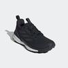 Wanderschuh ADIDAS TERREX "TERREX FREE HIKER 2.0 LOW GORE-TEX", Gr. 40,5, schwarz (core schwarz, core schwarz, grau four), Textil, Synthetik, sportlich, Schuhe, wasserdicht