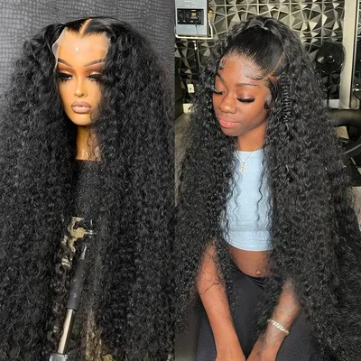 Water Wave Lace Front Wig 5x5 Deep Wave Lace Closure Wig 13x4 13x6 Hd Lace Frontal Curly Human Hair