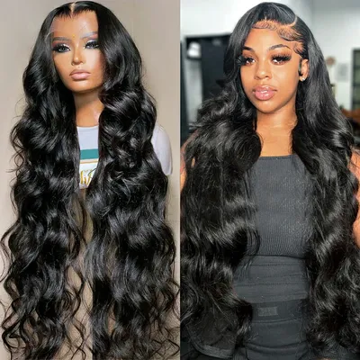 Surprise ! ! ! New Store Promotion Brazilian Body Wave Wig 13x4 13x6 360 Transparent Lace Front