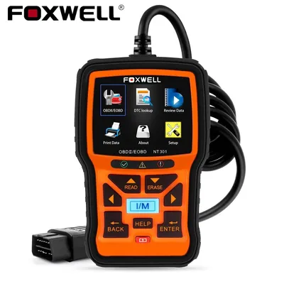 Foxwell NT301 OBD2 Automotive Scanner Professional Engine Check Light Code Reader EOBD ODB OBD 2 Car