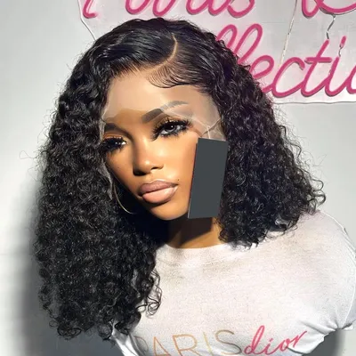 Wiggogo Short Bob Wig Lace Front Human Hair Wigs 13X4 Hd Lace Frontal Wig Hd Lace Wig 4X4 Closure