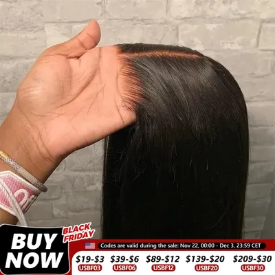 Smooth Straight Human Hair Ready To Wear Preplucked Straight Human Hair Wigs 5x5 Lace Closure Pre