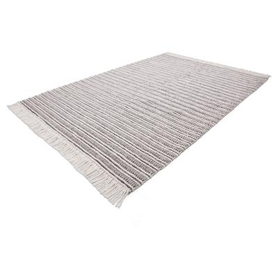 Teppich KAYOOM "Natura 110", beige (natur, grau), B:80cm H:20mm L:150cm, Wolle, Teppiche, Besonders hochwertige, handgearbeitete Qualität Image
