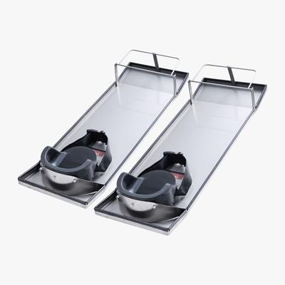 VEVOR Concrete Knee Boards Stainless Steel with Board Straps for Cement and Concrete Finishing