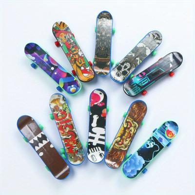 TEMU Skateboards For - 10pcs Playsets, 6-8, , Small Packs , Of Plastic, Suitable For 's