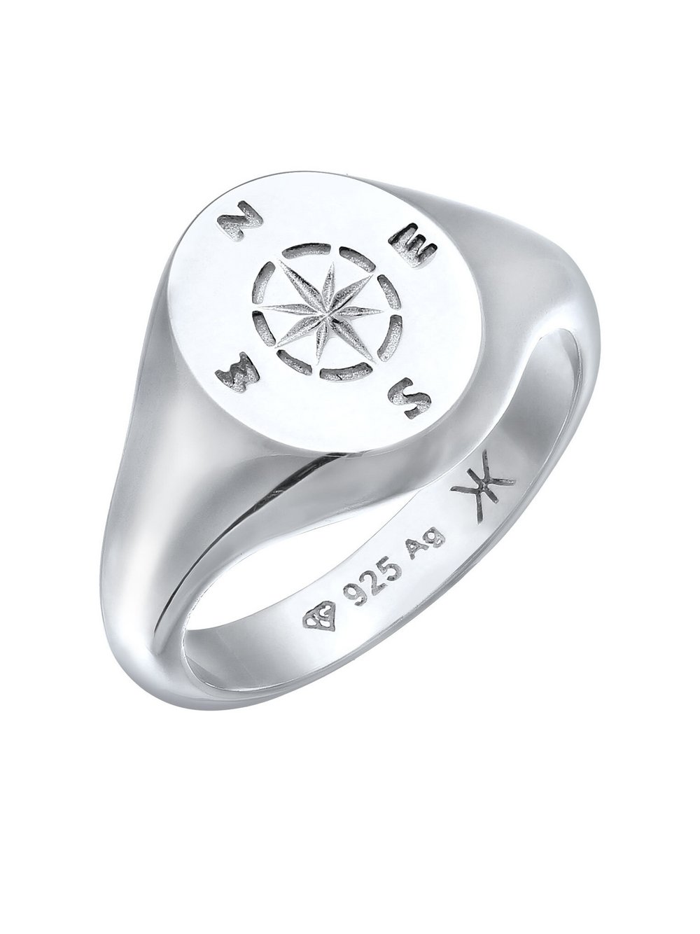 KUZZOI Ring Herren silber, 64 Image