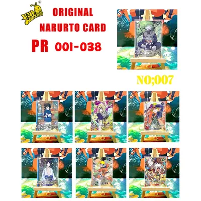 Kayou Genuine Anime Naruto Card PR Full Series No.01-38 Single Card Rare Card Collection Game Naruto