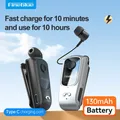 cuffie vivavoce con clip wireless Bluetooth Fineblue F920 aggiornate per orecchie da conducente con cavo rimovibile per telefono Samsung Android
