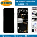 6.9 "AMOLED LCD Pieghevole Per Motorola Razr 40 Ultra Display LCD Con Burn-shadow Touch Screen Digitizer Assembly Parte di Ricambio