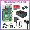 Kit originale Raspberry Pi 4 modello B 8 GB 4 GB 2 GB 1 GB RAM + custodia in ABS + alimentatore +