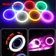 Anelli Halo in luce di cotone Led Angel Eyes Accessori per fari per auto Luci di marcia diurna Luce