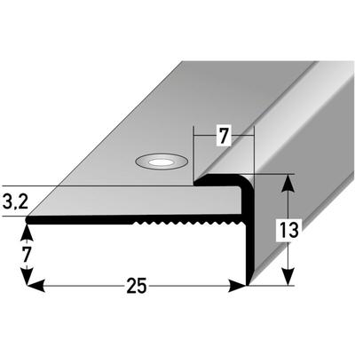 Einfassprofile 3 x 13 x 25 x 900 mm Abschlussprofil Anpassungsprofil Ausgleichsprofil Aluminium