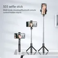 Nuovo supporto per treppiede Selfie Stick per Android Xiaomi IOS iphone TikTok Bluetooth esteso con
