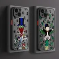Custodia per telefono Game Monopolies per iPhone 16 15 14 Plus 13 12 Mini 11 Pro Max X Xs XR 7 8 Cover rigida trasparente opaca