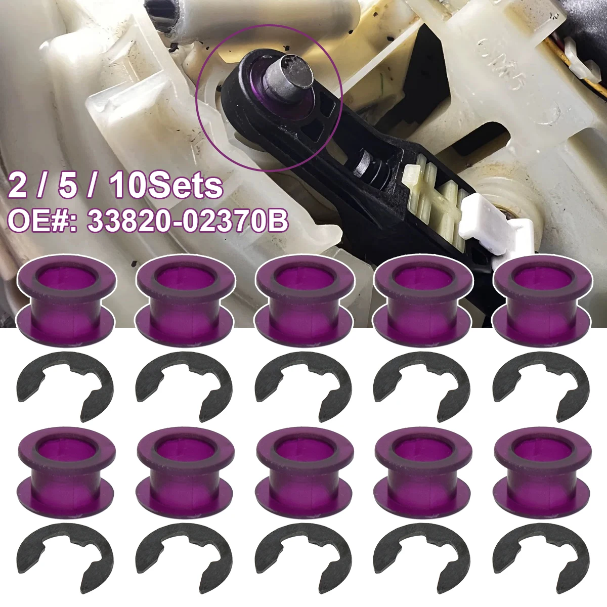 AT Shift Shifter Cavo Boccola Collegamento Estremità Passacavo Manicotto Kit di Riparazione Per Nissan Toyota Hyundai Kia Mazda Suzuki Lexus Jeep Fix