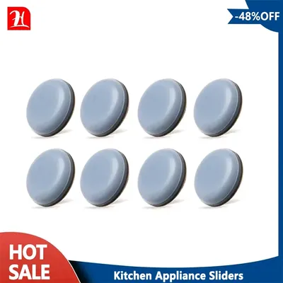 8/16 Pack Kitchen Appliance Sliders,25Mm Adhesive Magic PTFE Sliders For Coffee Makers,Mixer,Air