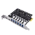Scheda di espansione USB 3.2 e tipo C pci-e Controller da PCIE a USB 6 porte + 2 porte USB-C 3.2 adattatore per scheda pci-e