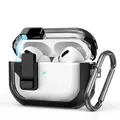 Custodia con serratura di sicurezza per AirPods Pro 2 3 Cover per AirPods 3 2 1 Pro Pro2 Generazione Custodie Cuffie Coque per AirPods Pro2 2nd