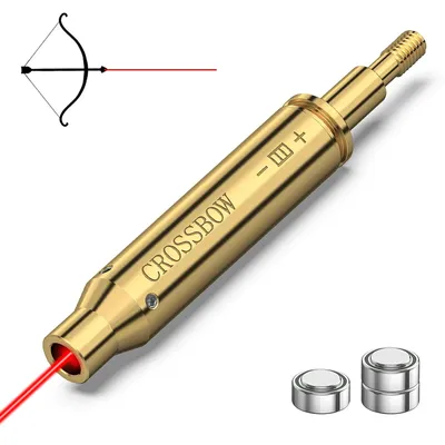 Arrow Laser Sight Tactical Archery Bore Sight Red Dot Laser for Compound Bow Crossbow Boresighter