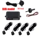 Universale 4 Sensori Cicalino 22mm Kit Sensore di Parcheggio Auto Radar di Backup Inversa Indicatore