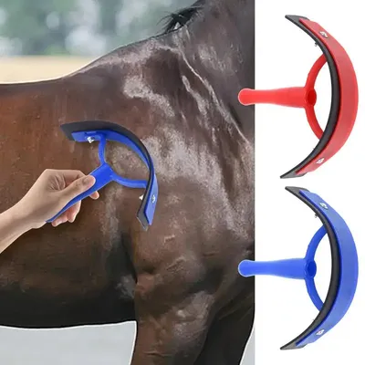 Horse Sweat Scraper Horse Shedding Scraper Tool Animal Equine Grooming Aid Horse Grooming Tools For