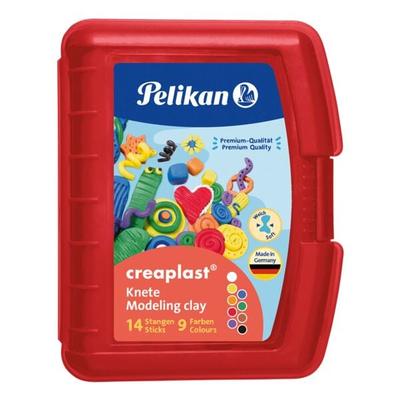 14 Stangen Kinderknete »Creaplast« rotes Etui, Pelikan