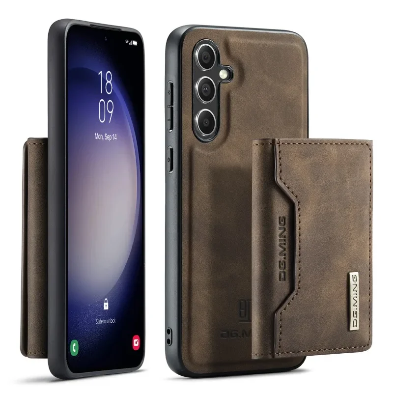 2-in-1 abnehmbare Brieftaschen-Handyhülle für Samsung Galaxy S25 S24 S22 Ultra Plus S23 S21 FE A15 A35 A55 A54 A16 A06 Lederhülle Image
