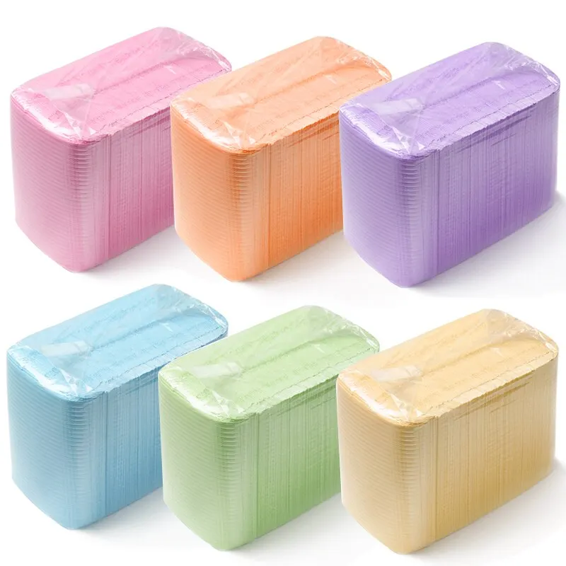 50 teile/paket Nail art Tisch Matte Einweg Sauber Pads Schönheit Für Nägel Pflege Polnischen Wasserdichte Tischdecken Maniküre Werkzeug Lint Papier Image