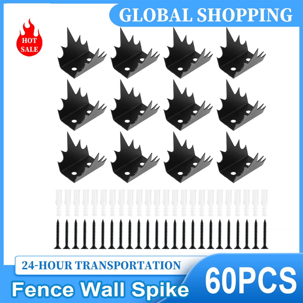 Wand Sicherheit Spikes Zaun Vogel Defender Anti Diebstahl Spikes Multifunktionale Outdoor Zaun Vogel Spikes Garten Schutz Werkzeuge Image