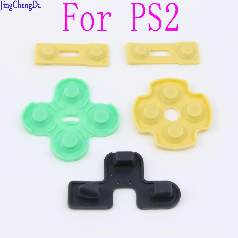 JCD 10 Sets für PS2-Controller-Reparatur, leitfähige Gummi-Silizium-Pads, Ersatz Image