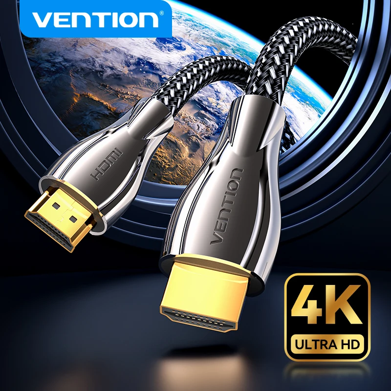 Vention 4k hdmi-kompatibles kabel hdmi 2,0 cabo für ps5 4 xiaomi mi box tv splitter schalter audio kabel für 4k tv video kabel hdmi Image