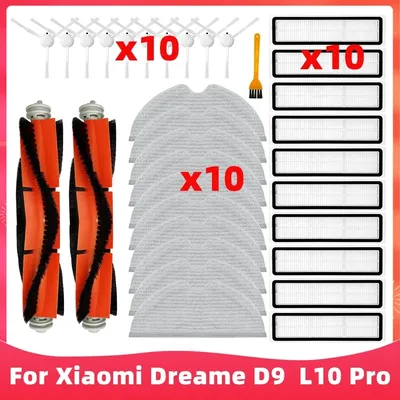 Kompatibel für Xiaomi Dreame D9, D9 Max, Bot L10 Pro Ersatzteile Zubehör Hauptseitenbürste Image