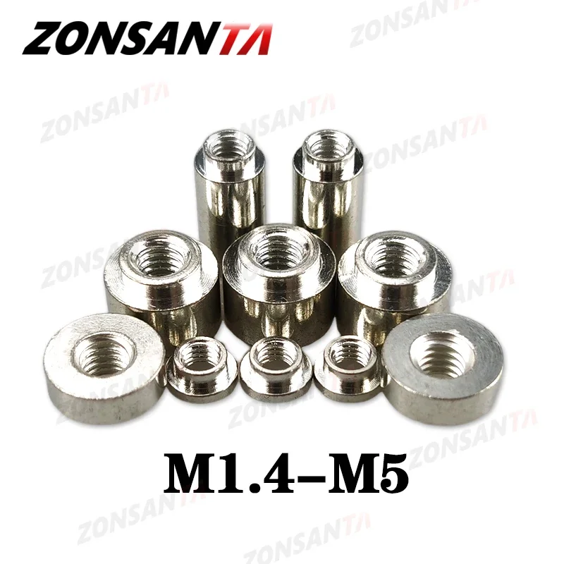 SMTSO Patch Weld Kupfermutter M1.4M1.6M2M3M4 SMD Schweißen Kupfer Säulenmuttern Durchgangsloch PCB Board Pcie Modul Lötmutter Image