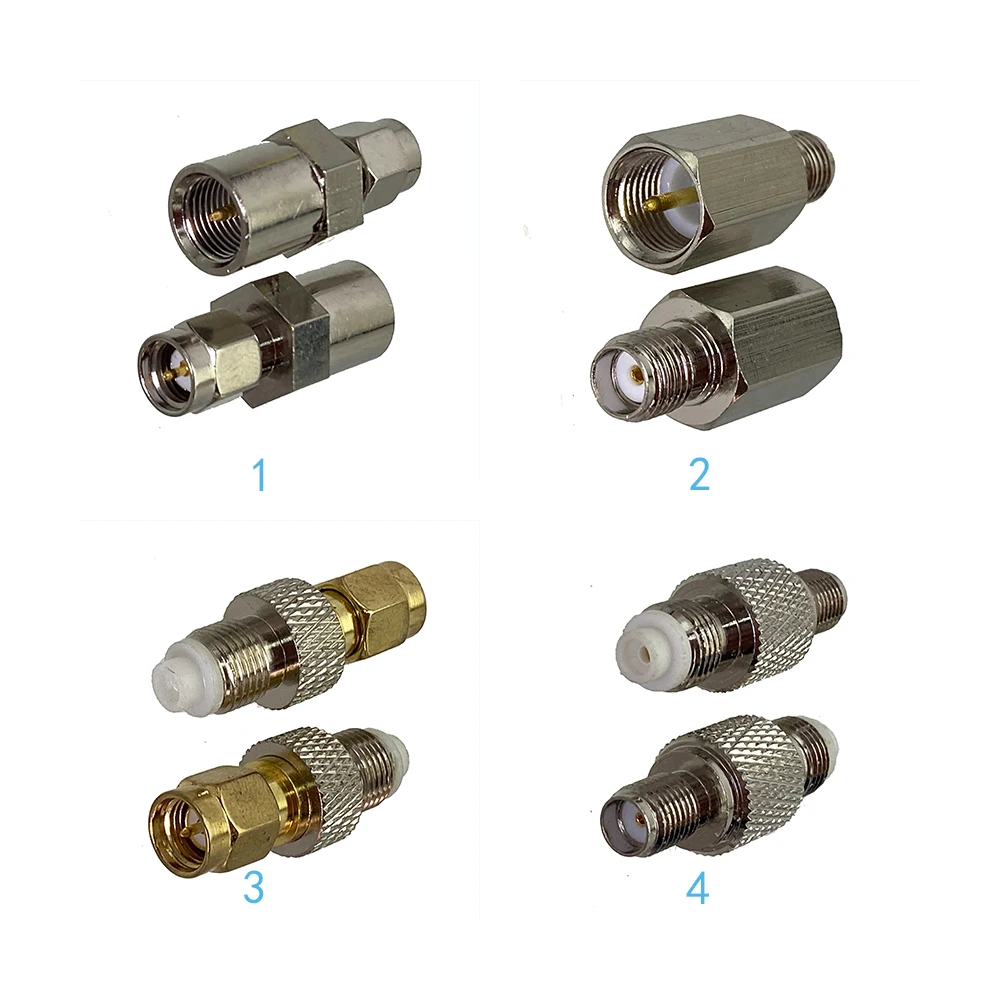 1 stücke Stecker Adapter FME zu SMA Stecker & Buchse RF Koaxial Konverter Gerade 50ohm Draht Terminal neue Image