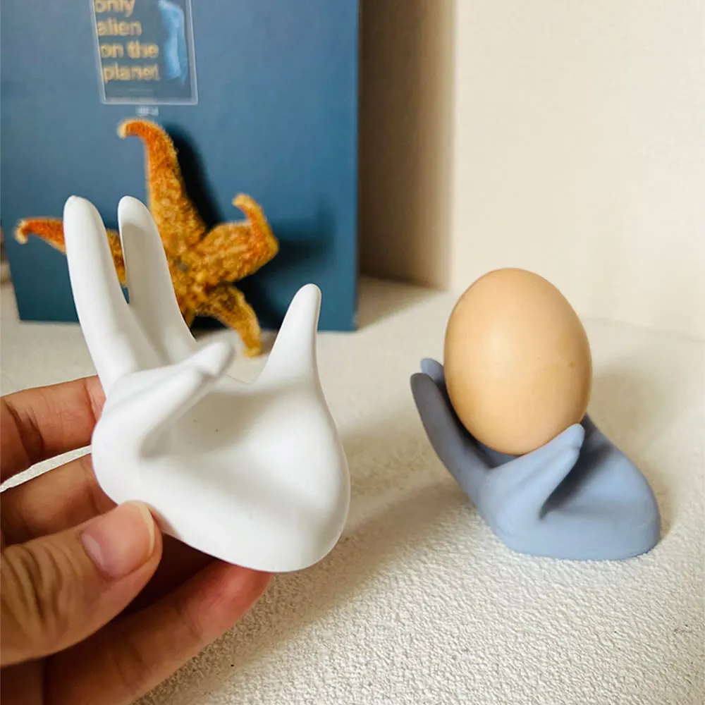 Schmuck Display Stand Tablett Gips Form Hände der Hoffnung Töpfe Kerzen gefäß Beton form Palme Kerzenhalter Epoxidharz Form Image