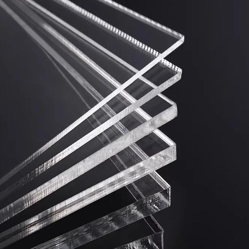 Klare Kunststoff-Acryl platten dick 1mm 2mm 3mm 5mm 8mm 10mm Image