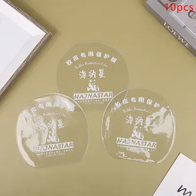 10 Stück Tischtennis schläger Schutz folie klebrige transparente Wartungs abdeckung Tischtennis schläger Gummis chutz folie Image