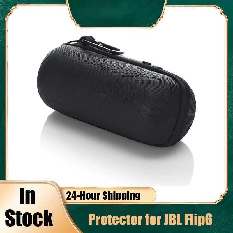 Aufbewahrungstasche für kabellose Bluetooth-Lautsprecher für JBL Flip 6, stoßfeste Tragetasche, tragbar, für Reisen, wasserdicht, Organizer-Zubehör Image