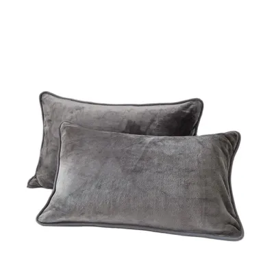 Verdicken Weiche Flanell Kissen Fall Winter Warme Kissenbezüge Kissen Abdeckung Für Erwachsene Kinder Hause Dekorative Kissen 1/2 stücke Image