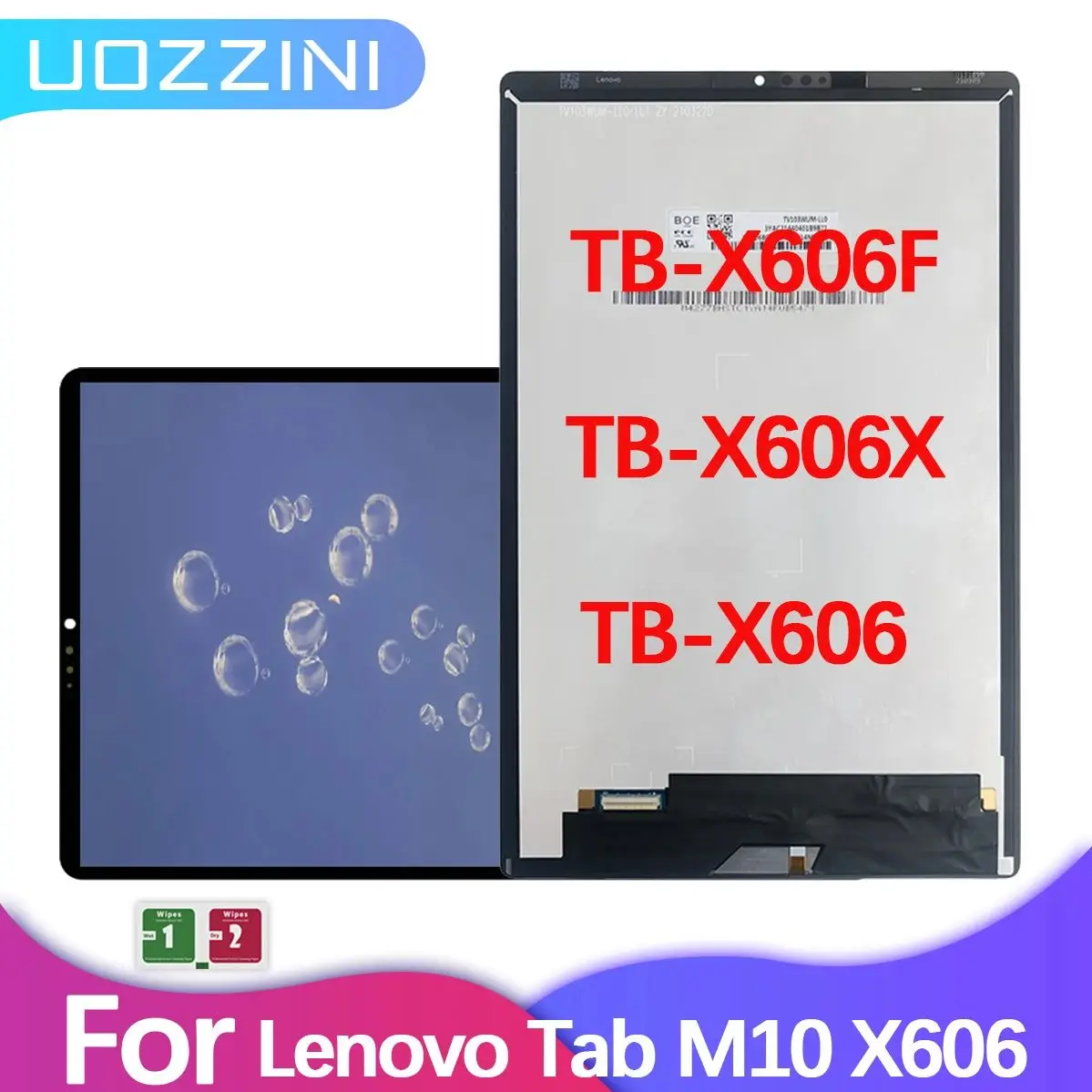 10,3 ''Für Lenovo Tab M10 FHD Plus TB-X606F TB-X606X TB-X606 LCD Display Touchscreen Digitizer Montage 100% Getestet Image