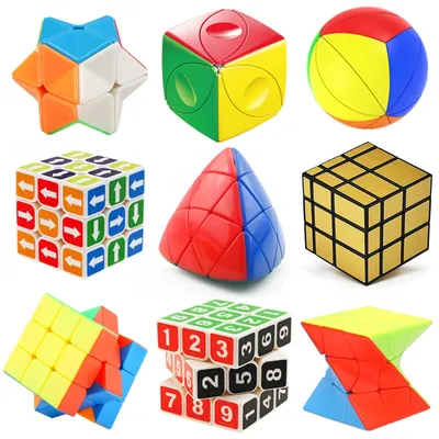 Neuheit 2x2 Magic Speed Cube Cubo Magico 3x3 Zauberwürfel Gehirn Spiele Für Kinder IQ Spielzeug Image