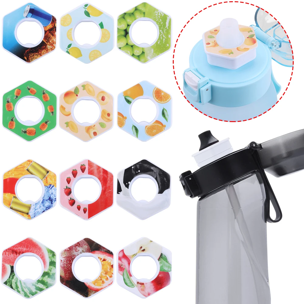 Air Flavour Pods, Wasserflaschen-Geschmackskappen, 0, Zucker- und Fruchtduftkapseln, ungiftige Wasserbecher-Duftkapseln, kreativ für Outdoor-Sportarten Image