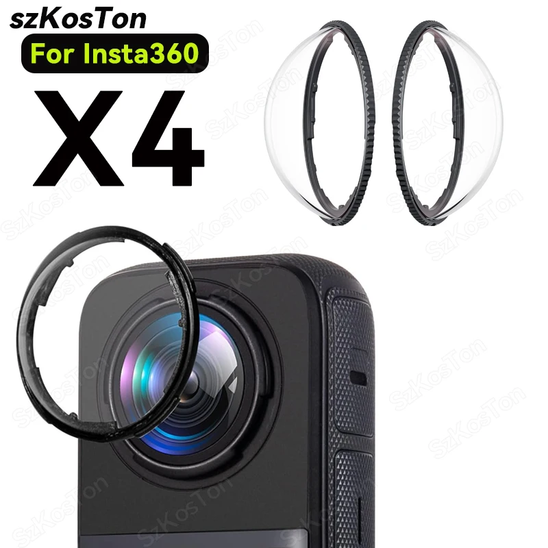 Objektivschutz für Insta360 X4 Sportkamera, drehbare Schutzabdeckung, Zubehör für Insta 360 x 4, kratzfester Objektivschutz Image