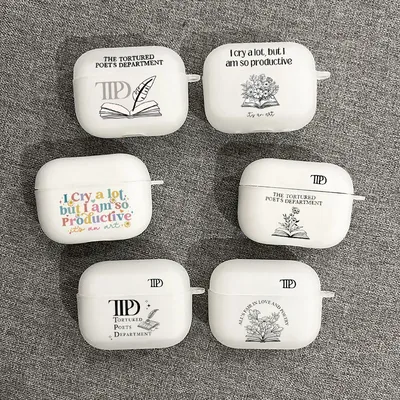Sänger TTPD Airpods Hülle für Airpod 1 2 3 Pro Pro 2 2022 Kopfhörer Air Pods Abdeckungen The Tortured Poets Department Funda Couque Image