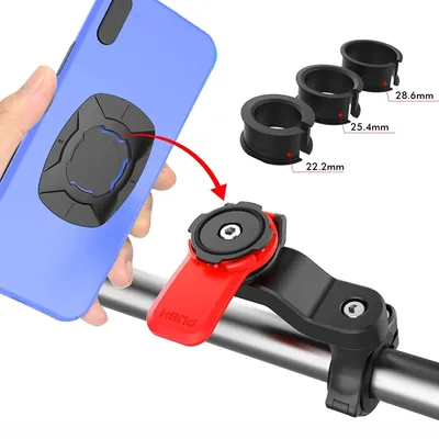 Motorrad Fahrrad Telefon halter verstellbare Moto Fahrrad Lenker halterung Stand GPS Unterstützung für iPhone 15 Samsung Fahrrad zubehör