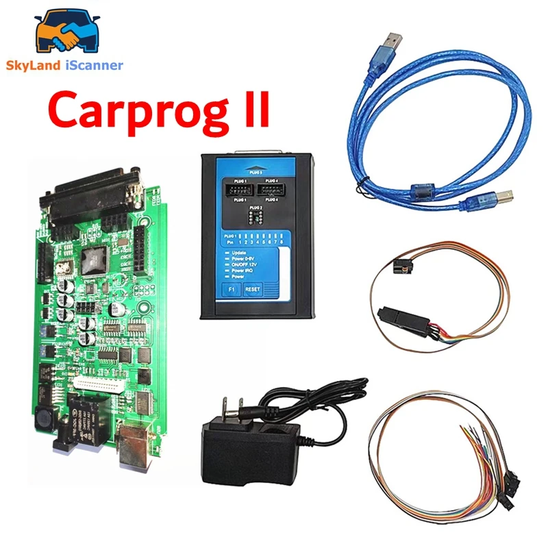 Auto prog ii carprog 2 ecu programmierer reset crash daten immo off read save data flash radio instrument programmierer pk iprog carprog2 Image