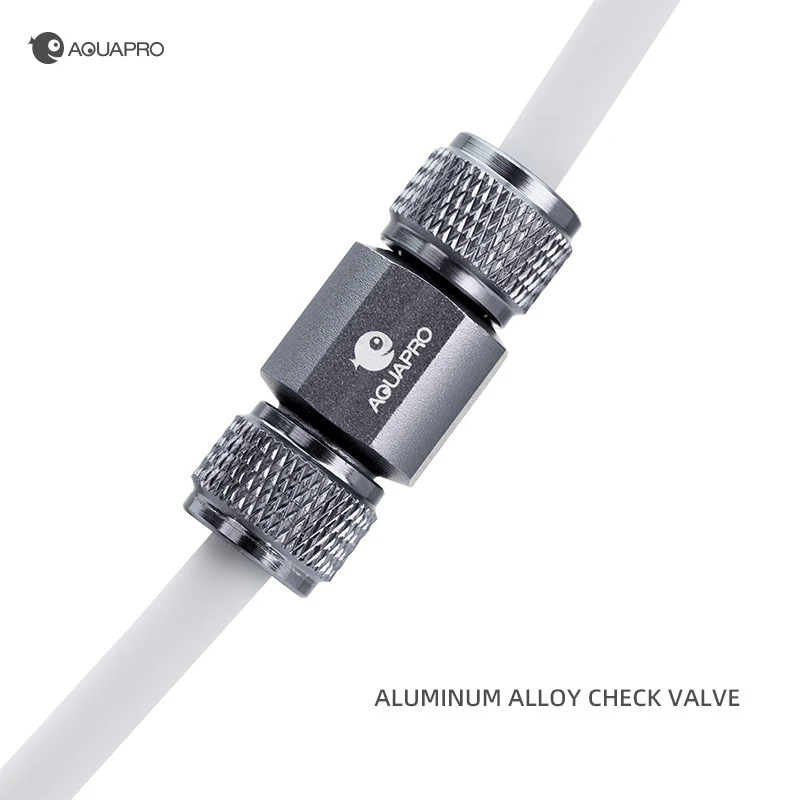 CO2 Aluminiumlegierung Rückschlagventil Aquarium Zubehör Aquarium Zubehör Ausrüstung Akvarium Checker Terrarium Fischglas Zylinder