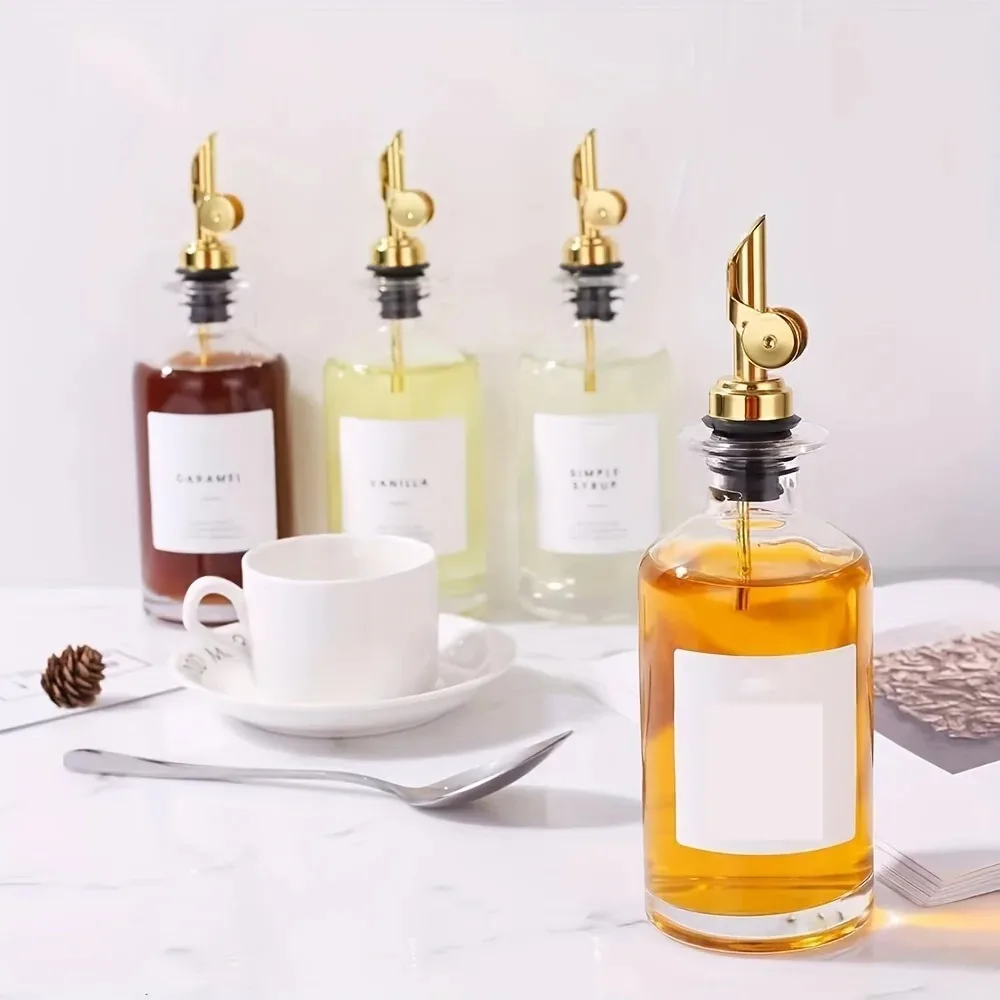 1PC Glas Olivenöl Spender Flasche Gewürz Flasche Essig Flasche Würze Behälter Küche Zeug Küche Gadgets Liefert