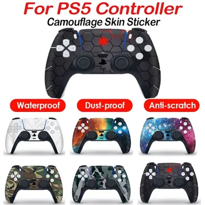Camouflage Skin Aufkleber für Sony PS5 Controller Joypad Protector kratz feste Aufkleber Cover Image
